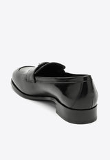 Logo Leather Loafers