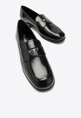 Logo Leather Loafers