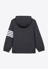 Boys 4-bar Stripes Nylon Jacket