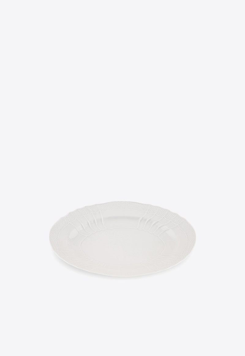 Small Vecchio Ginori Oval Flat Platter