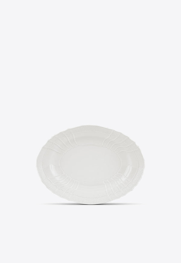 Small Vecchio Ginori Oval Flat Platter