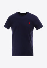 Logo Embroidered Basic T-shirt