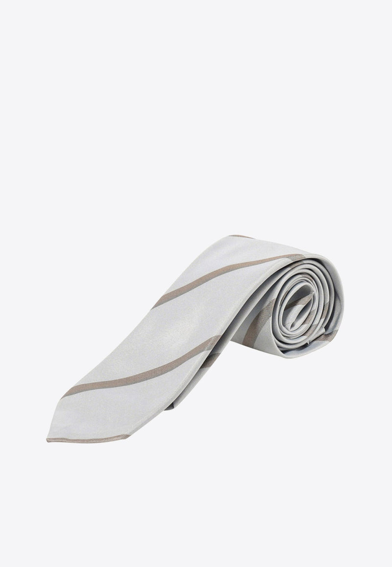 Striped Silk Tie