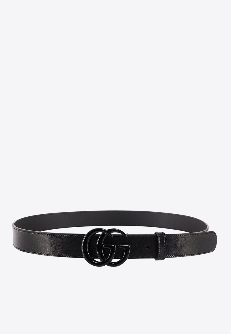 GG Marmont Thin Leather Belt