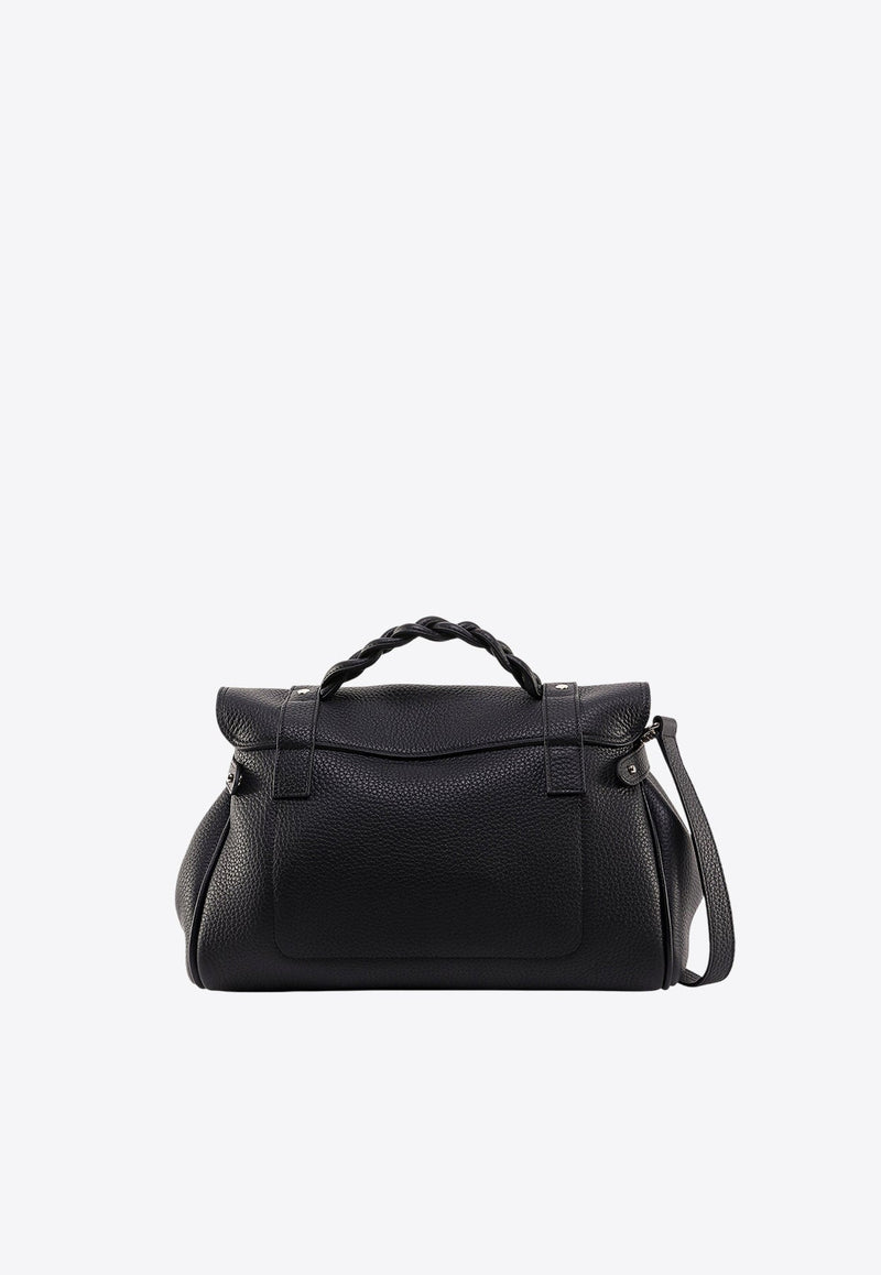 Alexa Leather Top Handle Bag