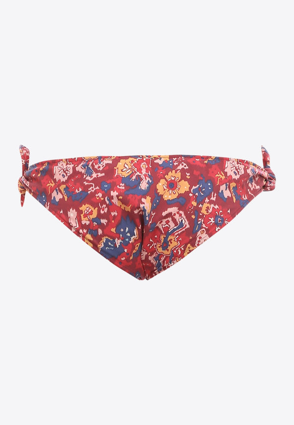 Sukie Floral Print Bikini Bottom