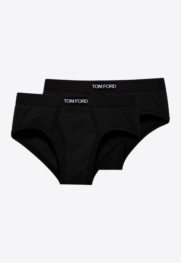 Logo Waistband Briefs - Set of 2