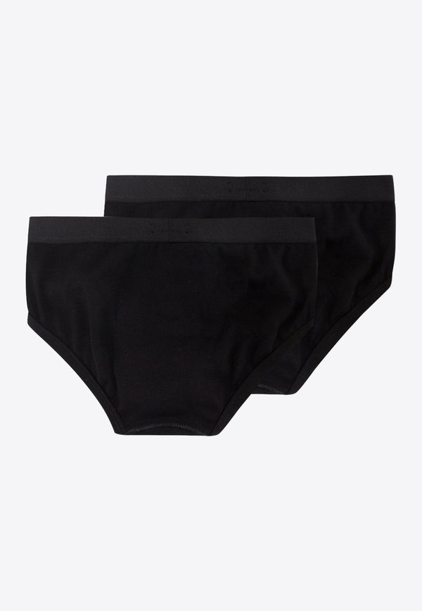 Logo Waistband Briefs - Set of 2