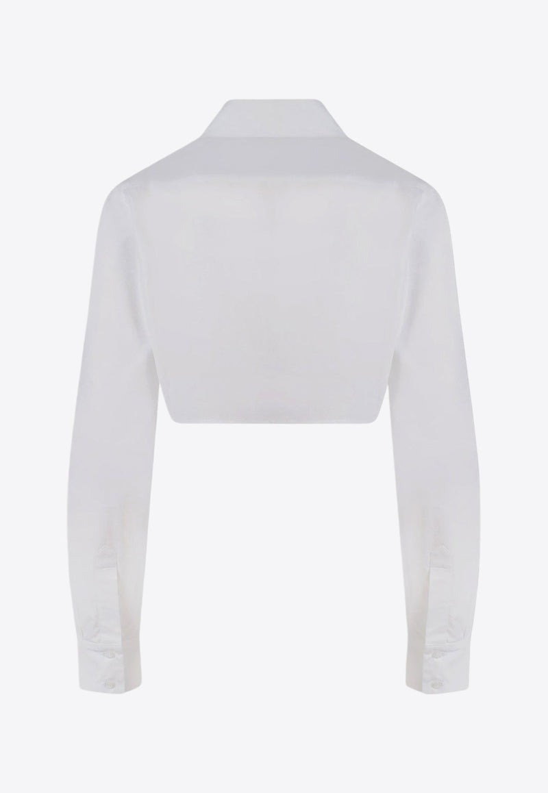 Cropped Long-Sleeved Shirt