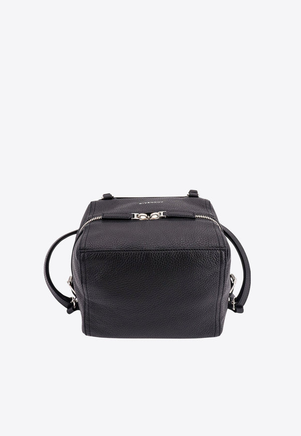 Small Pandora Grained Leather Crossbody Bag