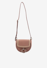 Small Arlène Charm Crossbody Bag in Calf Leather