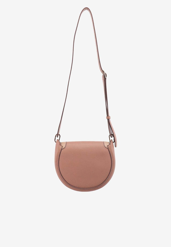 Small Arlène Charm Crossbody Bag in Calf Leather