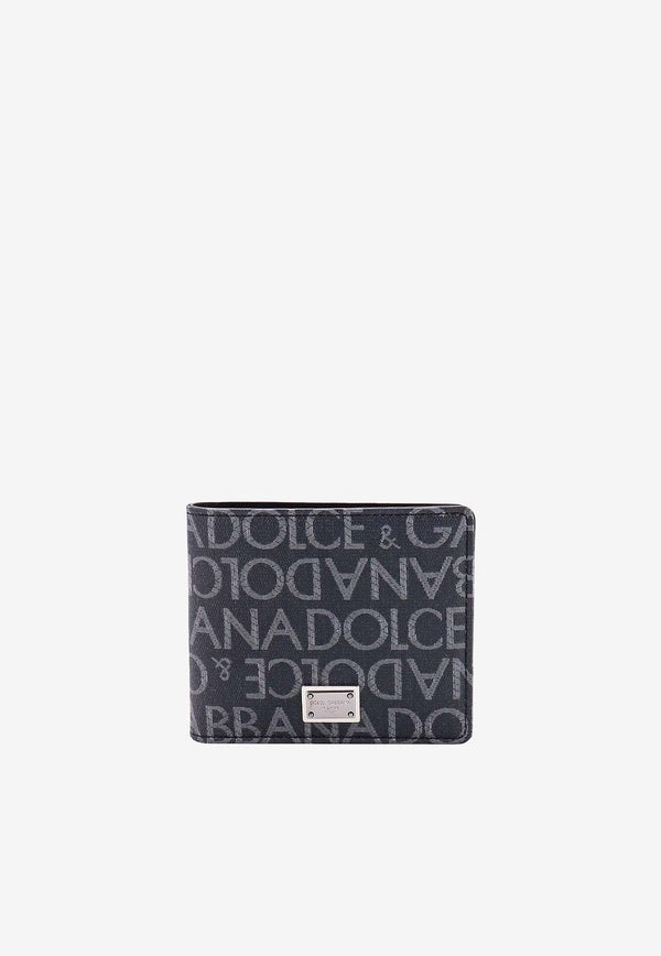 Bi-Fold Logo Jacquard Wallet