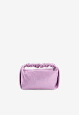 Mini Scrunchie Beaded Top Handle Bag