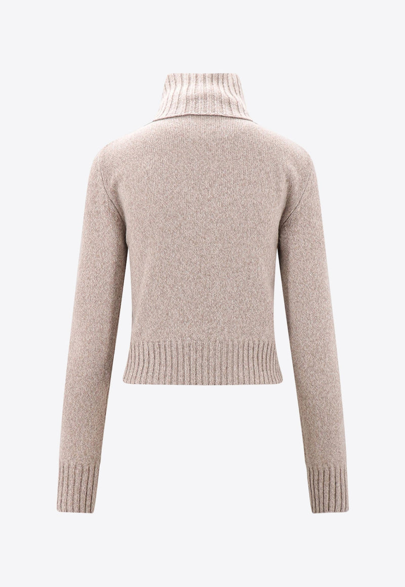 Ami De Coeur Turtleneck Cashmere Sweater