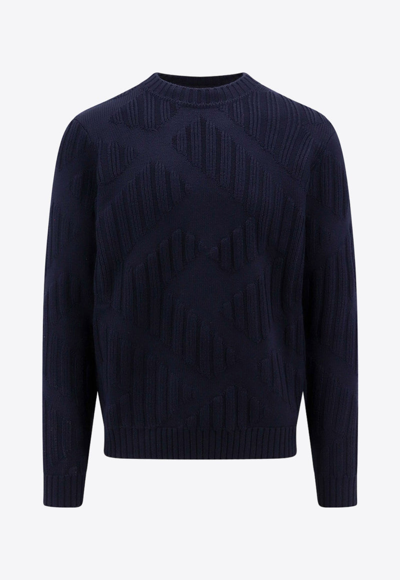 FF Jacquard Wool Sweater