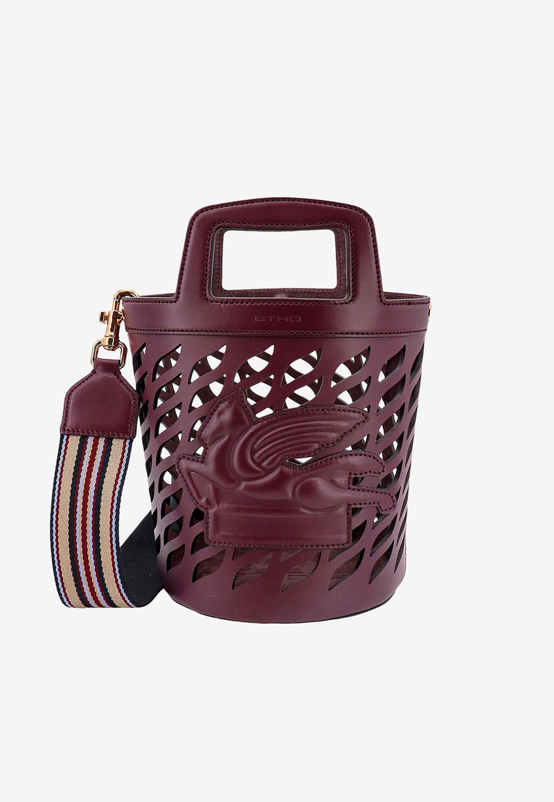 Coffa Leather Bucket Bag