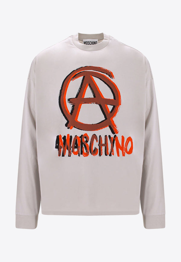 Anarchy Print Crewneck T-shirt