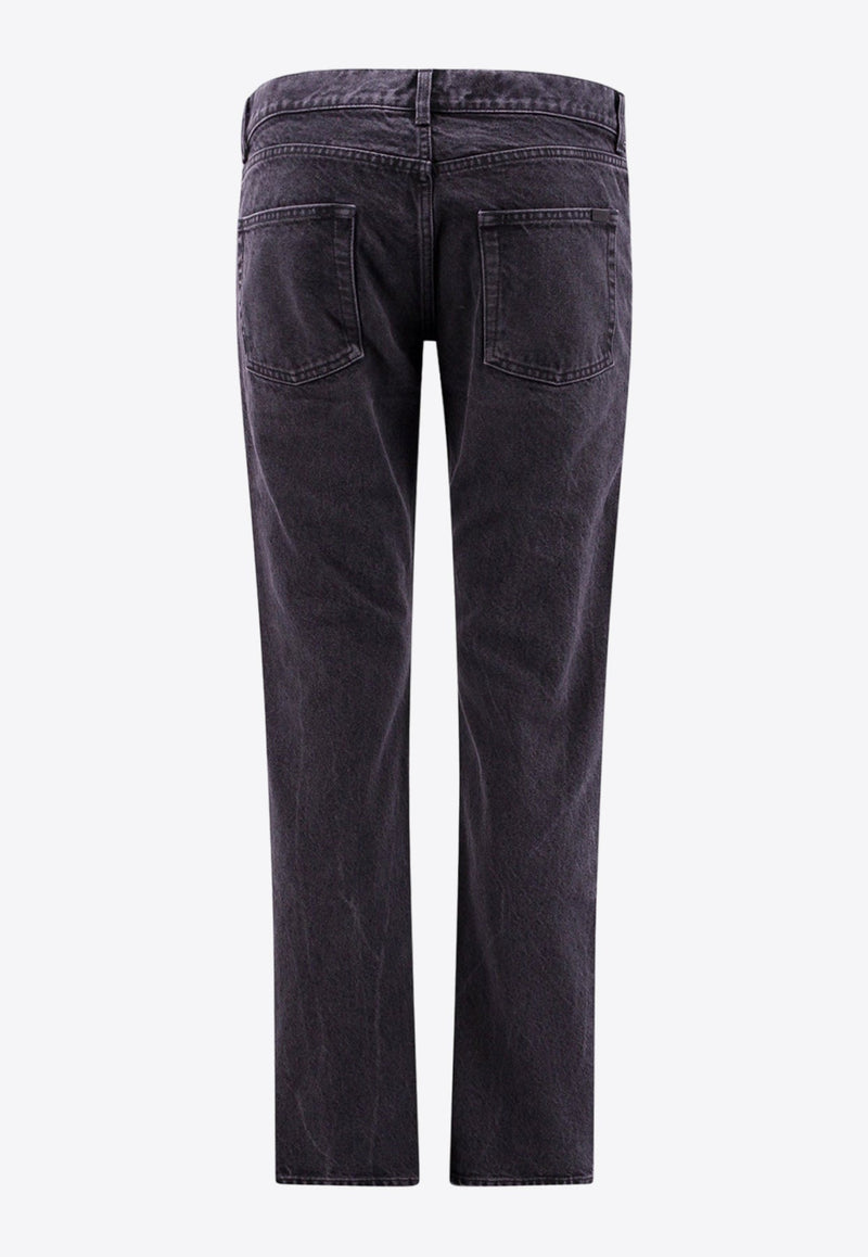 Basic Straight-Leg Jeans