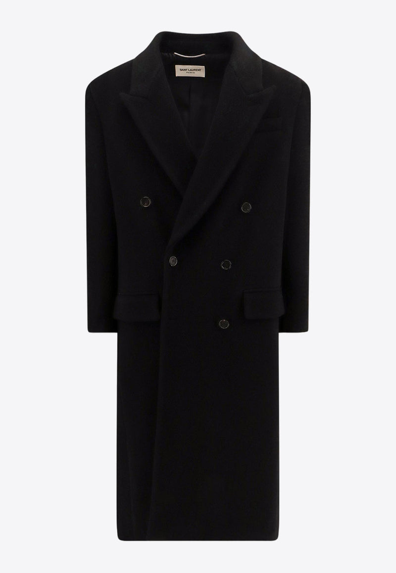 Double-Breasted Wool Coat