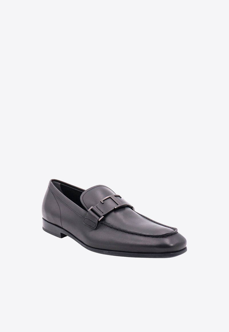 T Timeless Leather Loafers