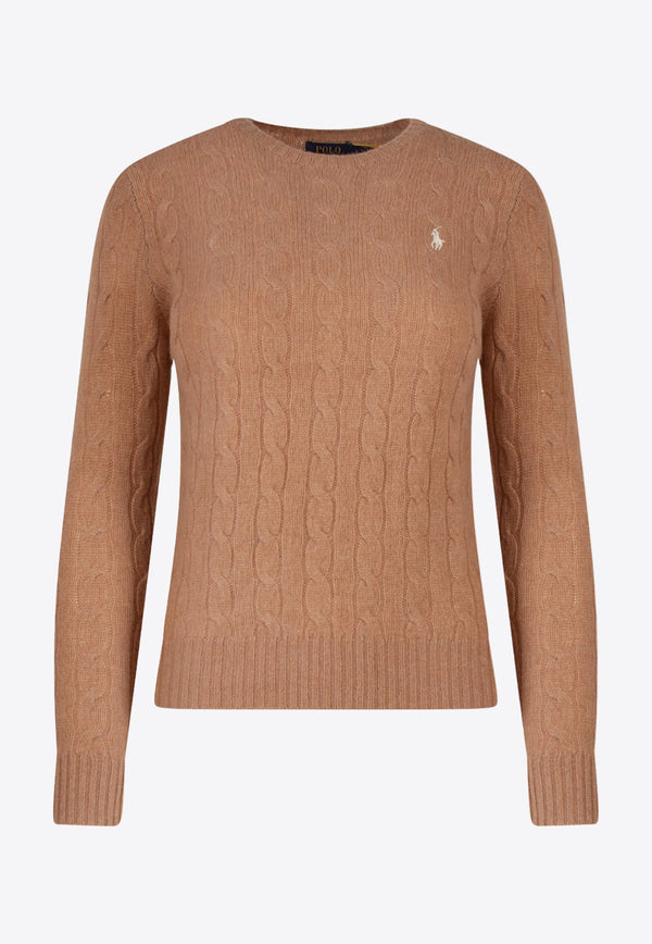 Cable Knit Wool Cashmere Sweater