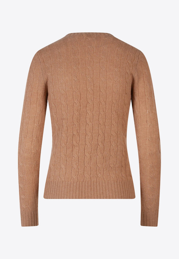 Cable Knit Wool Cashmere Sweater