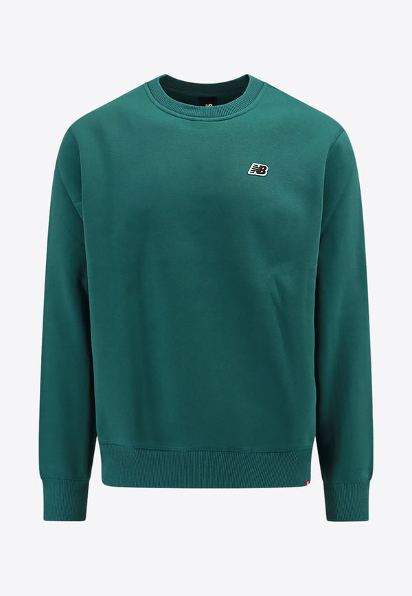 Logo Patch Crewneck Sweatshirt