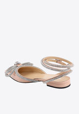 Double Bow Pointed-Toe Flats