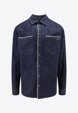 Selvedge Long-Sleeved Denim Shirt