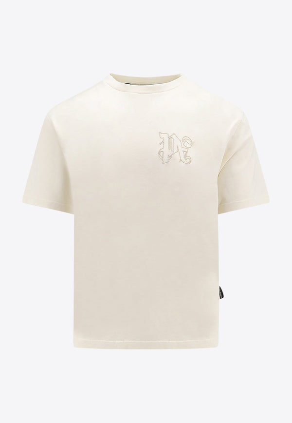 Logo-Embroidered Crewneck T-shirt