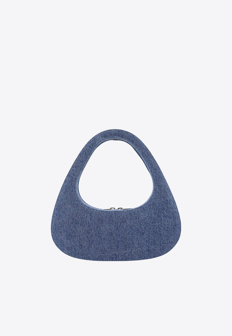 Swipe Denim Top Handle Bag