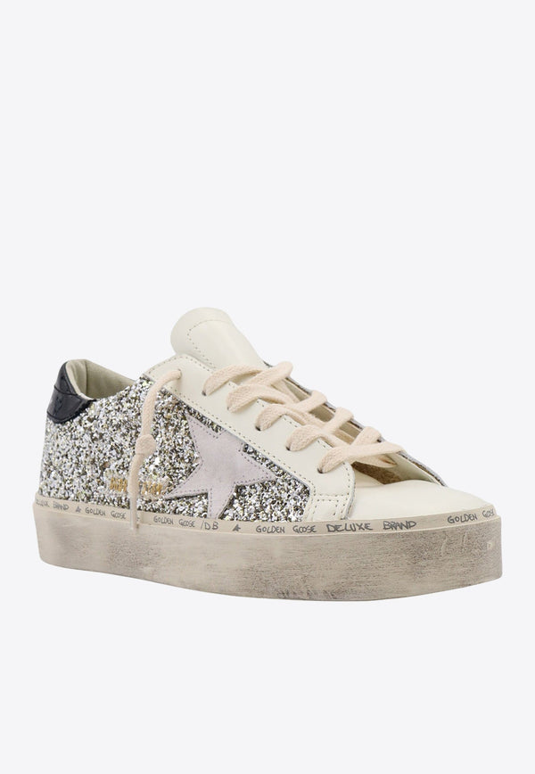 Hi Star All-Over Glitter Leather Sneakers