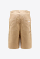 Logo Patch Bermuda Shorts