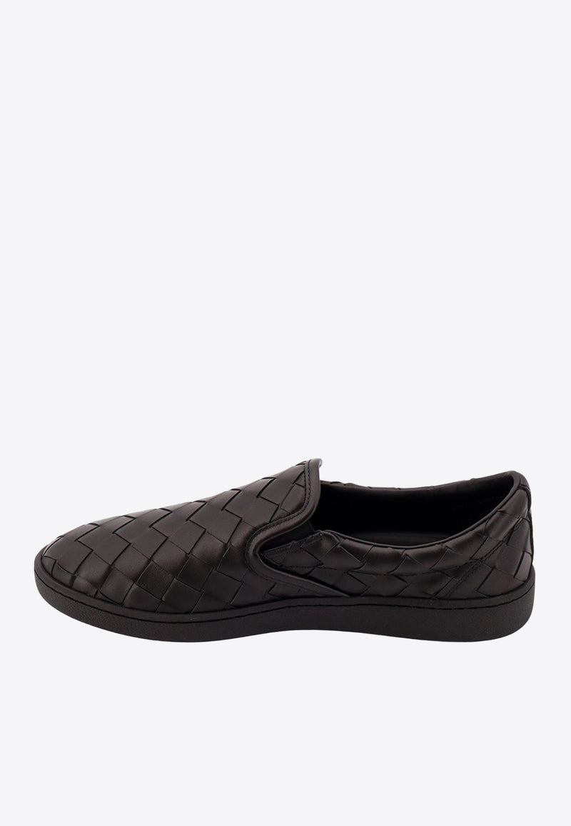 Sawyer Slip-On Sneaker in Intrecciato Leather