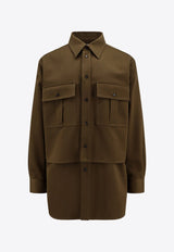 Grain De Poudre Double Layer Shirt