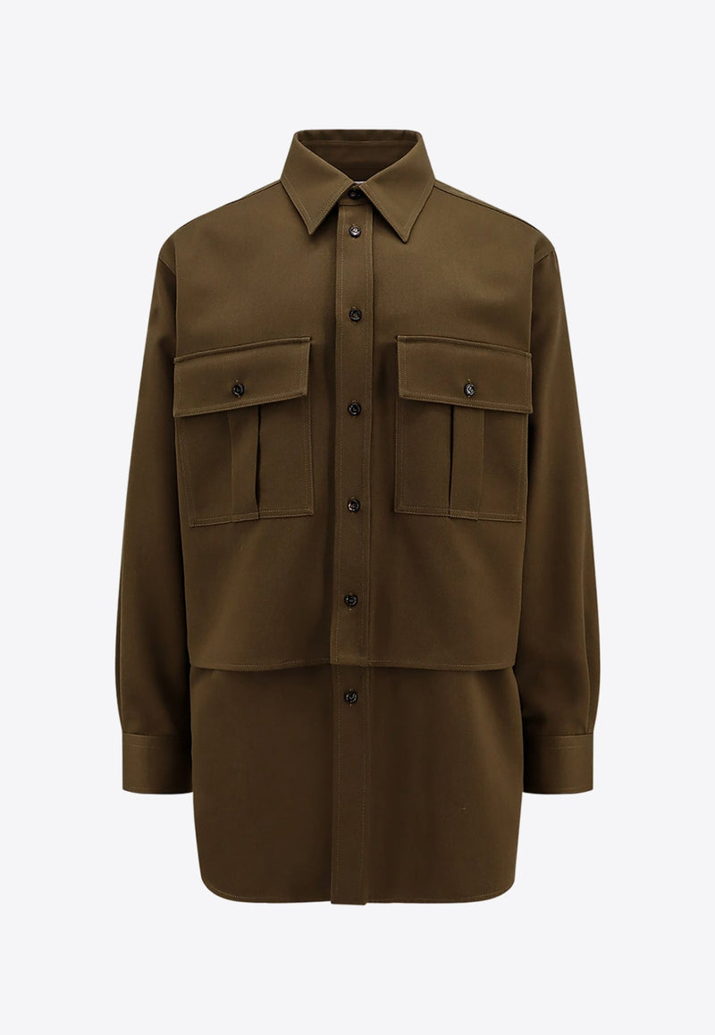 Grain De Poudre Double Layer Shirt