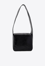 Small Dome Leather Shoulder Bag