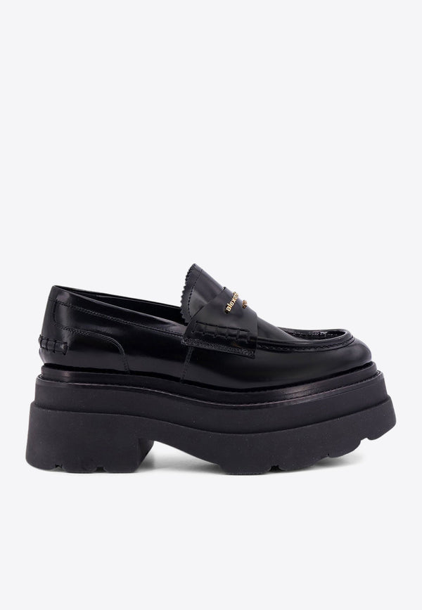 Carter Leather Platform Loafers