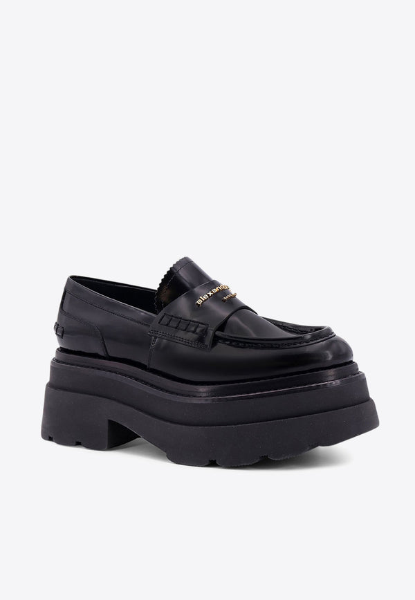 Carter Leather Platform Loafers