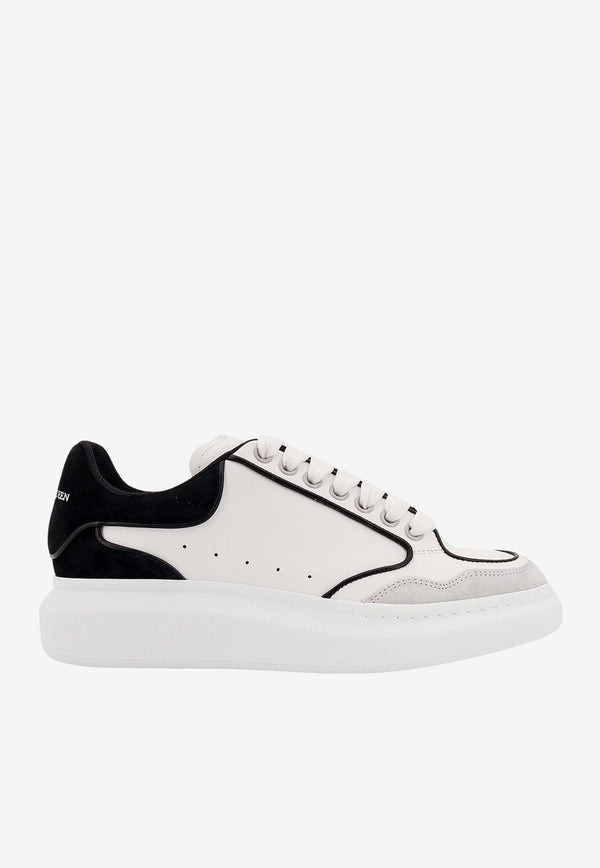 Oversize Paneled Leather Sneakers