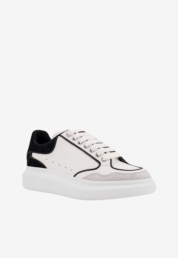Oversize Paneled Leather Sneakers