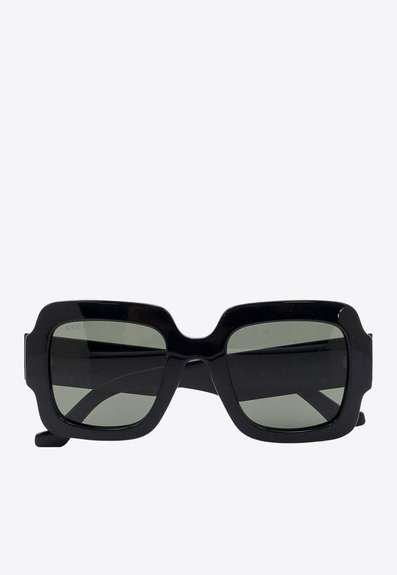 Square-Frame Double G Sunglasses