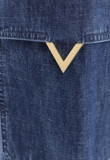 VLogo Straight-Leg Cargo Jeans
