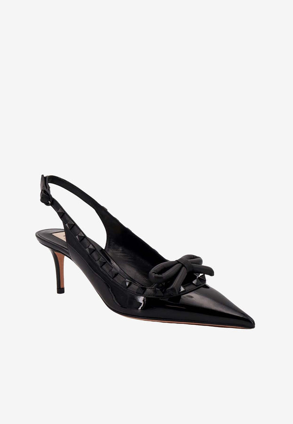 Rockstar 70 Slingback Pumps in Patent Leather