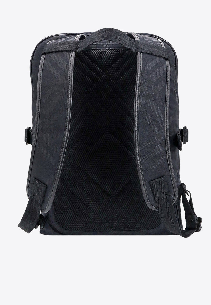 Check Jacquard Backpack