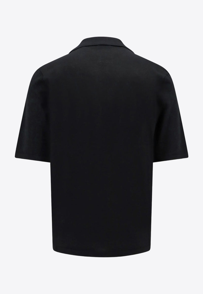 Cassandre Embroidered Wool Polo T-shirt