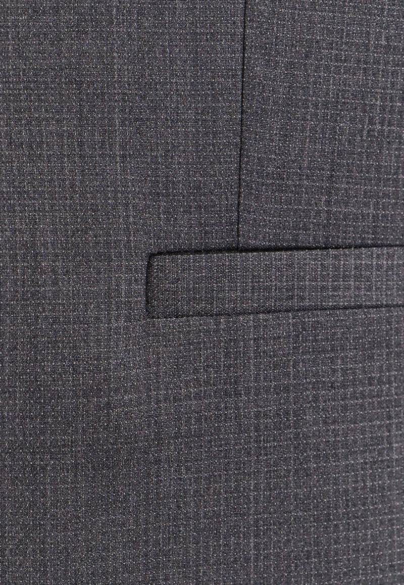 Wool Single-Breasted Blazer