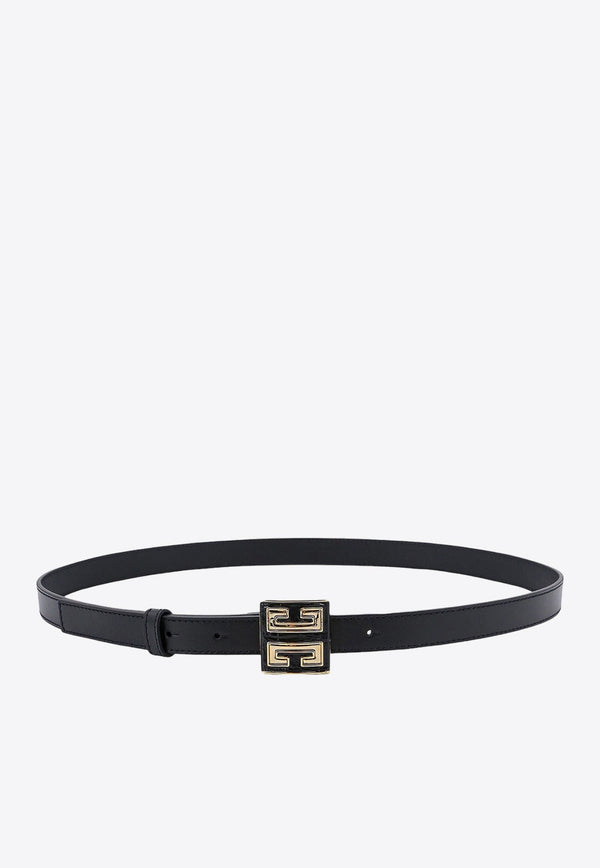 4G Logo Buckle Leather Belt