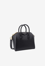 Mini Antigona Leather Tote Bag